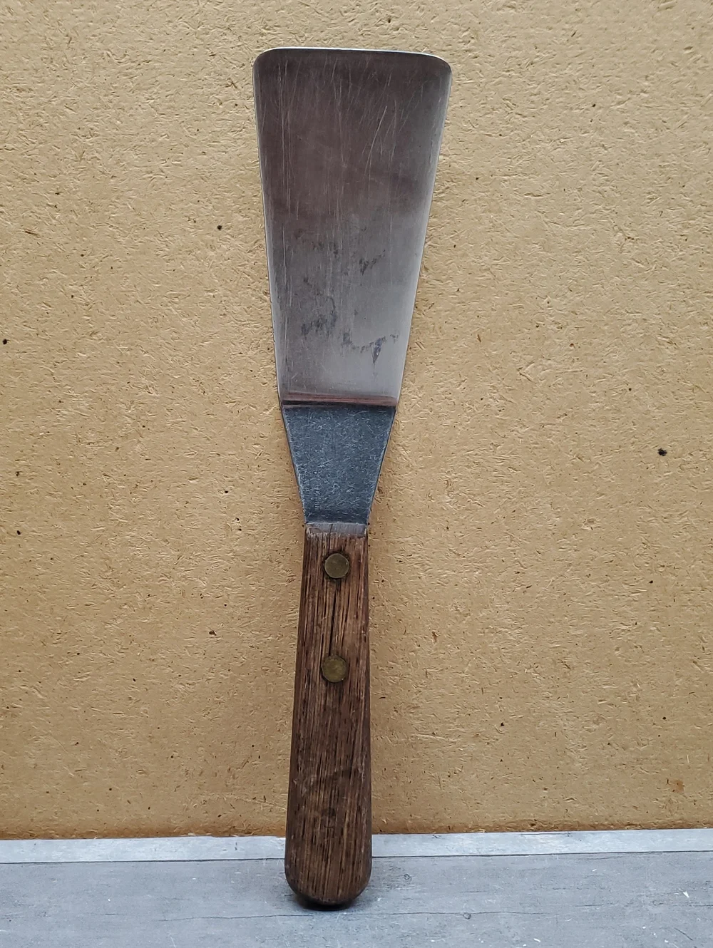 Wood Handle Metal Spatula
